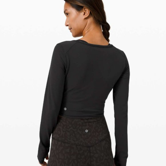 Looking for Lululemon Ever Elated Cropped Long Sleeve Size 6 any color - Picture 2 of 8